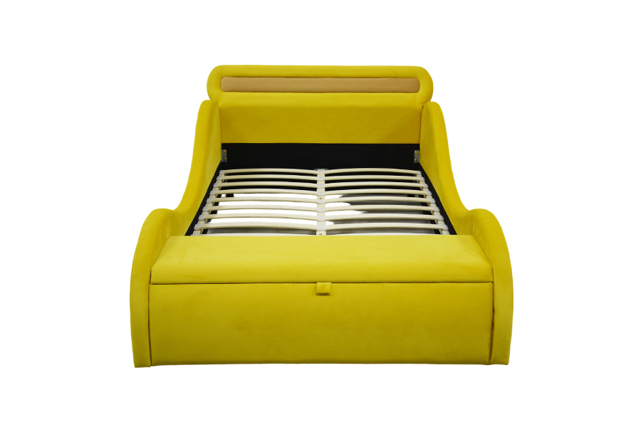 1421 Lits de Voiture Jaune frappants verse les enfants