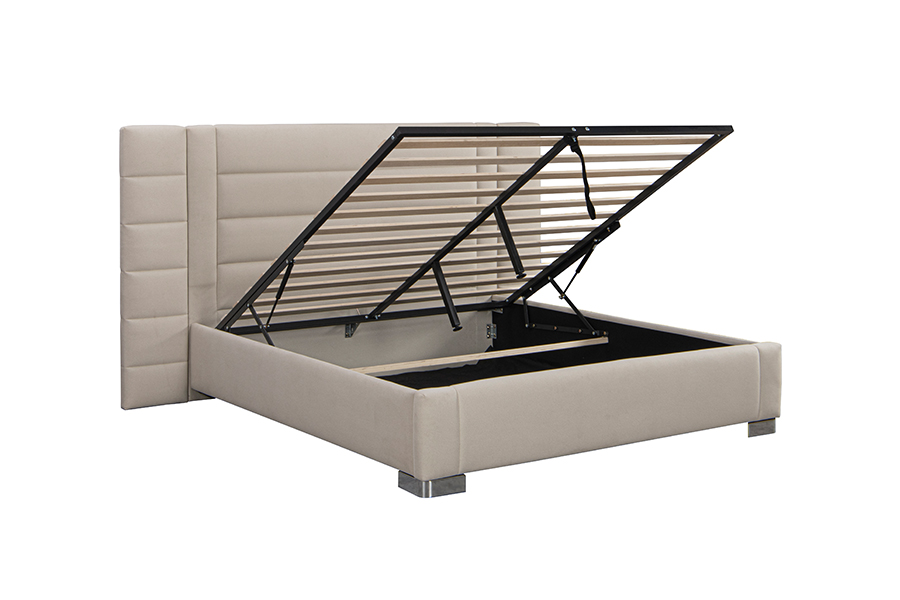 4181g Cadre de Lit de Rangement Pneumatique de Louting de Gaz Ottoman