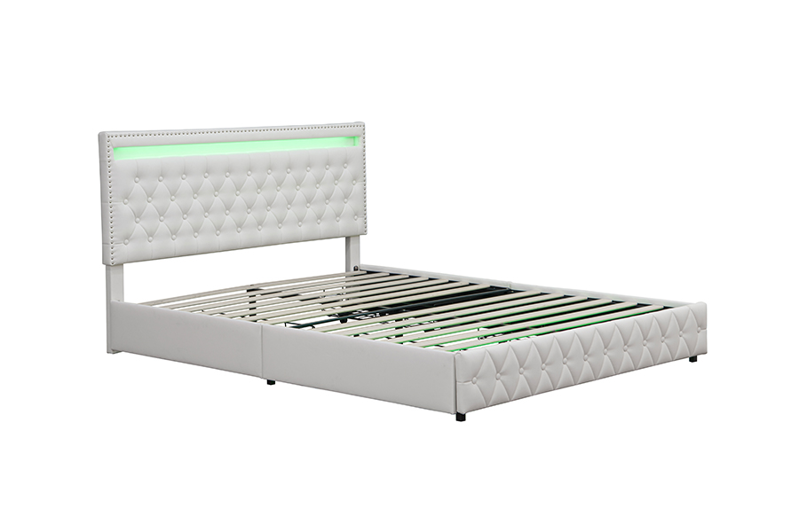 4471-1-3d Tiroches Stockage Smart Ambienne Leth LED Cadre
