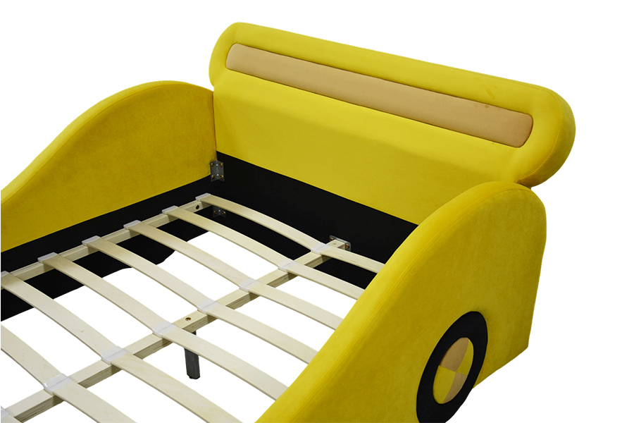1421 Lits de Voiture Jaune frappants verse les enfants