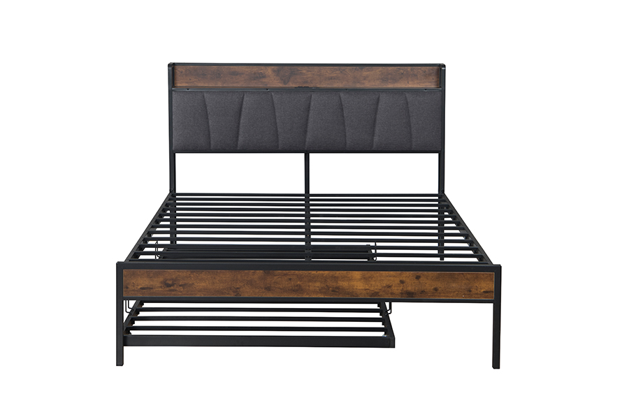 Cadre de Lit de Style Industriel 4550-1U