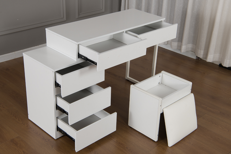 WSS992 TABLE DE CASSE-TÊTE MINIMALISTE EN BLANC PUR