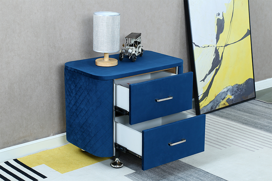 Table de la nuit et / éclairée du Velvet de diamant WSS 954