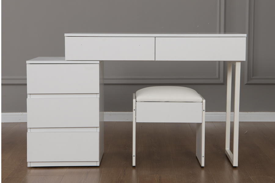 WSS992 TABLE DE CASSE-TÊTE MINIMALISTE EN BLANC PUR