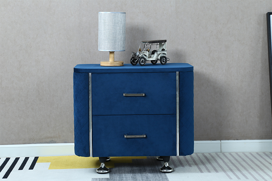Table de la nuit et / éclairée du Velvet de diamant WSS 954