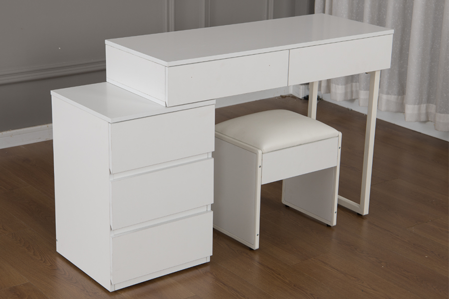 WSS992 TABLE DE CASSE-TÊTE MINIMALISTE EN BLANC PUR