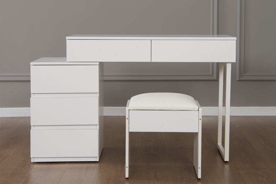 WSS992 TABLE DE CASSE-TÊTE MINIMALISTE EN BLANC PUR