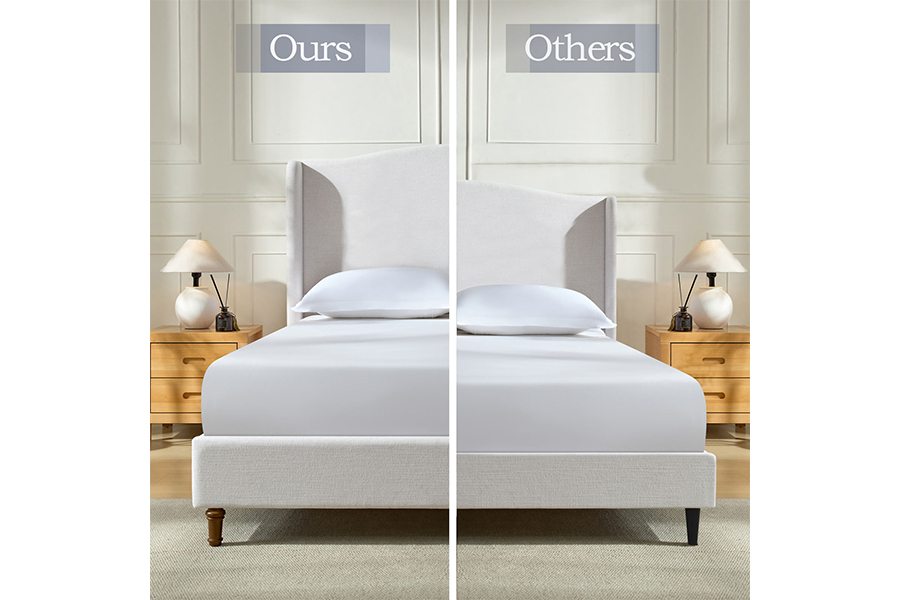 Dimensions du lit double King-size N4 Cadres de lit avec rangement rembourrés