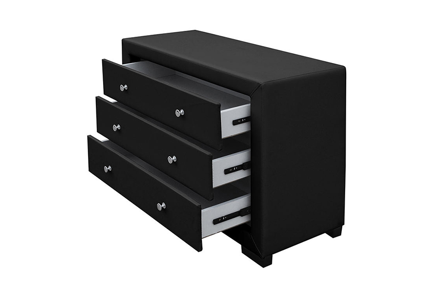 Coiffeuse moderne en tissu velours 917, plusieurs couleurs