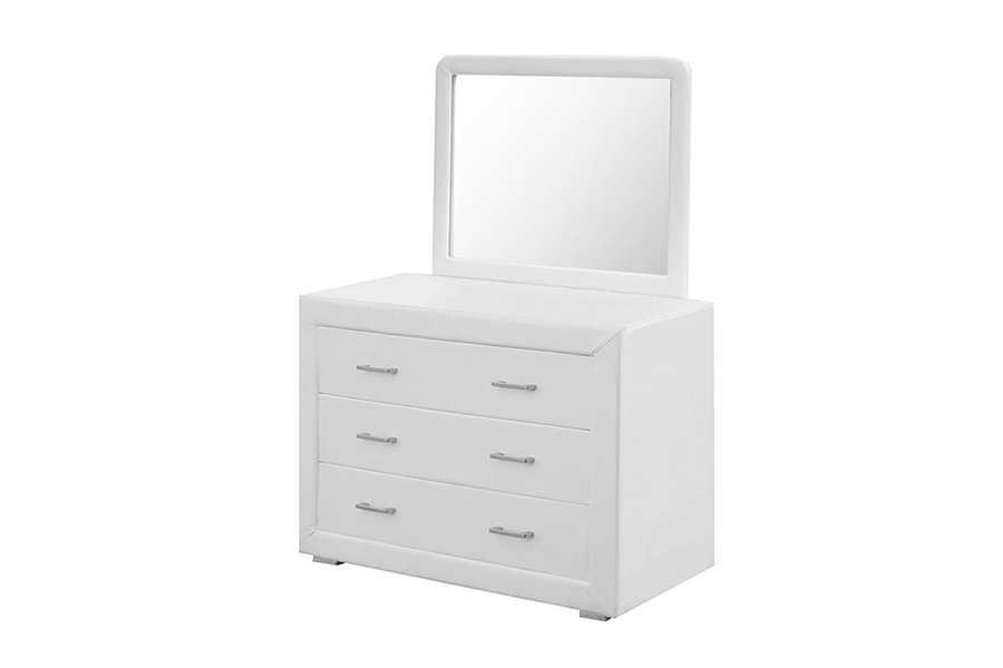 Coiffeuse moderne en tissu velours 917, plusieurs couleurs