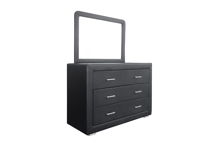 Coiffeuse moderne en tissu velours 917, plusieurs couleurs