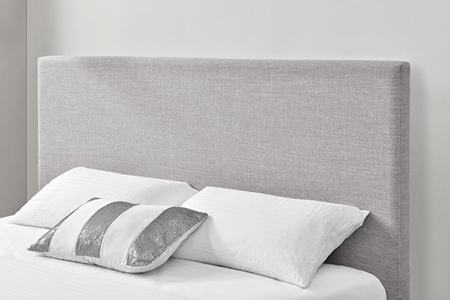 1281 Tête de lit simple en tissu Lit rembourré