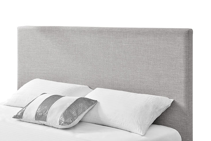 1281 Tête de lit simple en tissu Lit rembourré