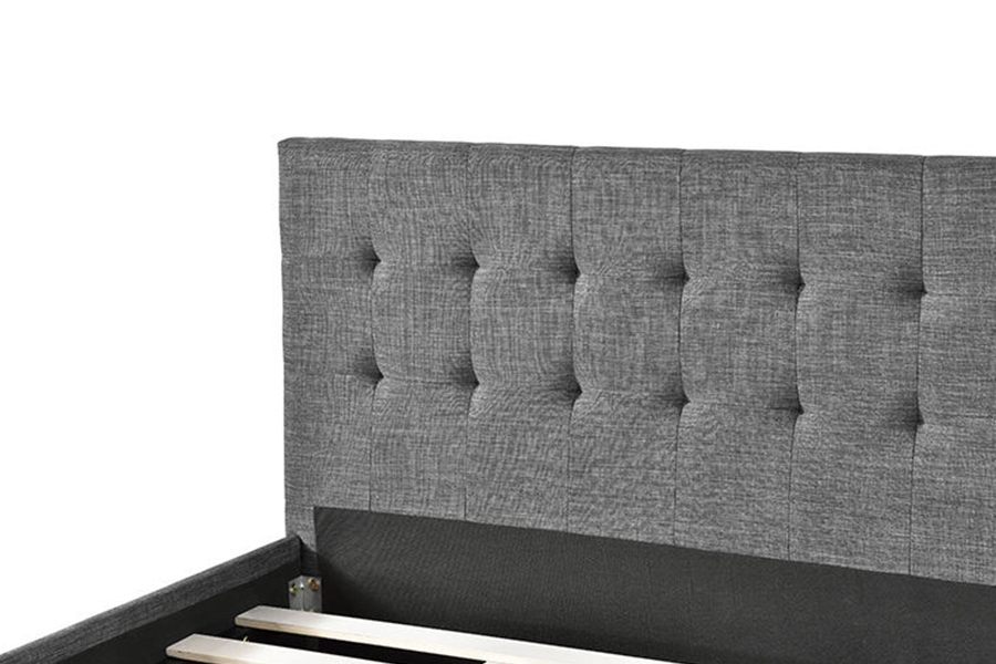 1257 Lit rembourré de décoration de style panneau moderne