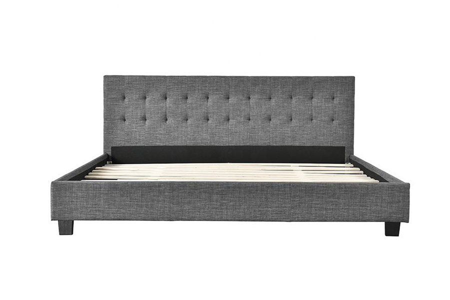 1257 Lit rembourré de décoration de style panneau moderne