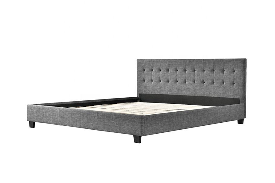 1257 Lit rembourré de décoration de style panneau moderne