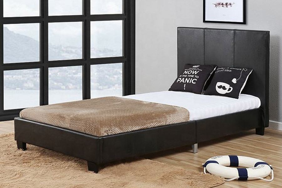 1381 Lits pour enfants avec lit simple moderne en bois