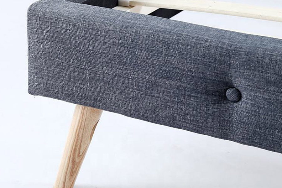 1368 Lit rembourré au design scandinave élégant