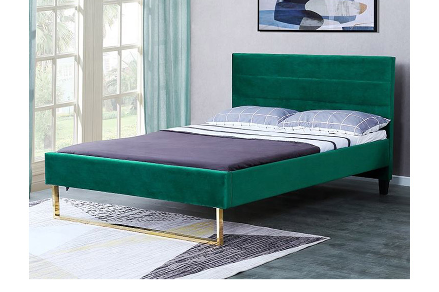 1347 Lit King Size de luxe Lit rembourré au design moderne