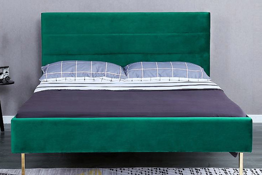 1347 Lit King Size de luxe Lit rembourré au design moderne