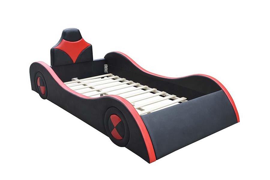 1510 Lits de voiture en cuir Cool Shape pour enfants