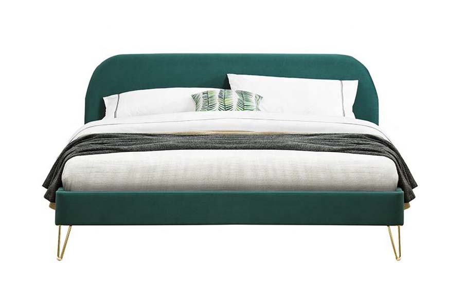 1475 cadre de lit King Size de haute qualité, lit rembourré
