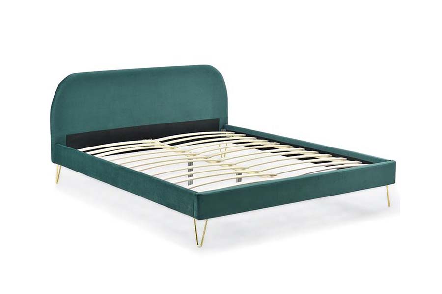 1475 cadre de lit King Size de haute qualité, lit rembourré