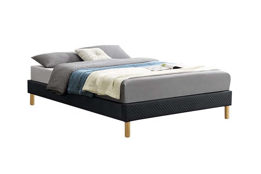 Lit haut 1469 avec lit rembourré en tissu PU