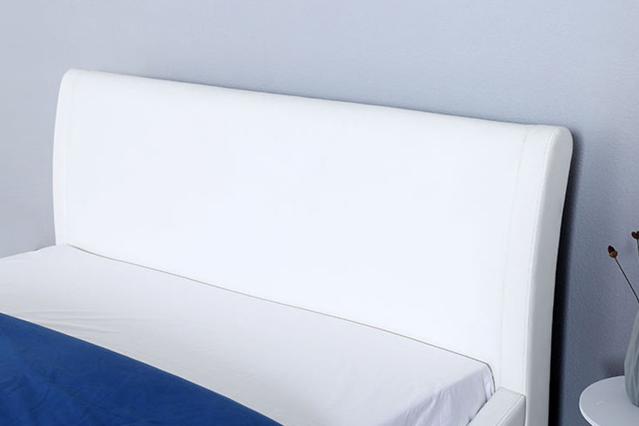 Cadre de lit de rangement pour chambre à coucher, en similicuir, à tête de lit souple, avec ascenseur à gaz, 1280G
